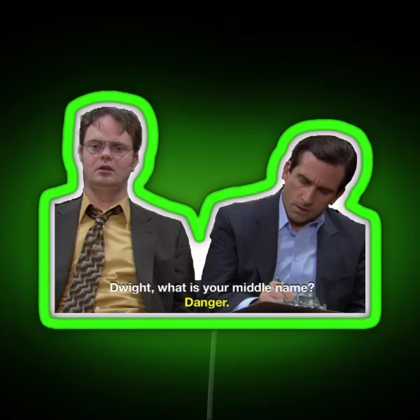 Dwight Schrute RGB Neon Sign