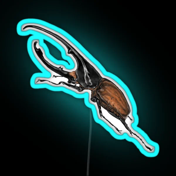 Dynastes Hercules RGB Neon Sign