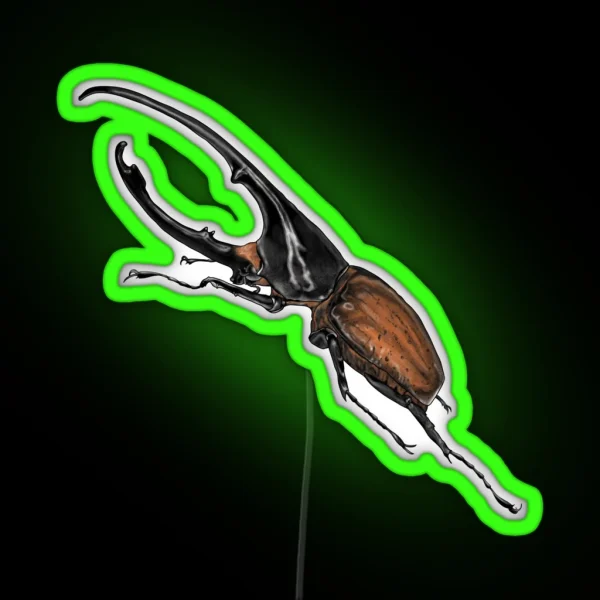 Dynastes Hercules RGB Neon Sign