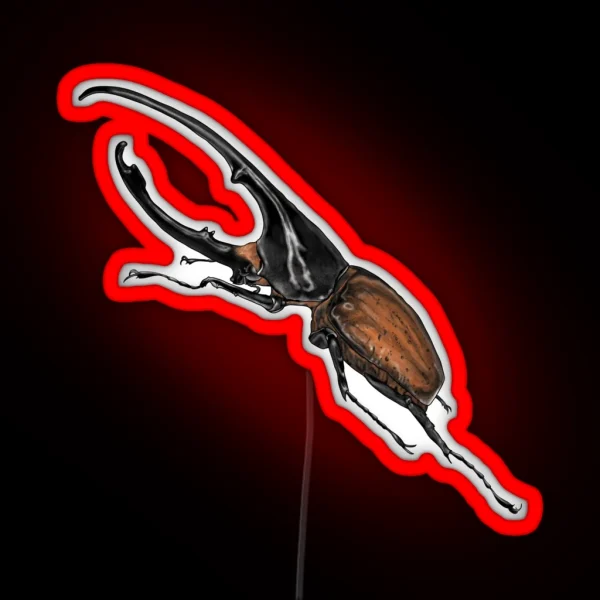 Dynastes Hercules RGB Neon Sign