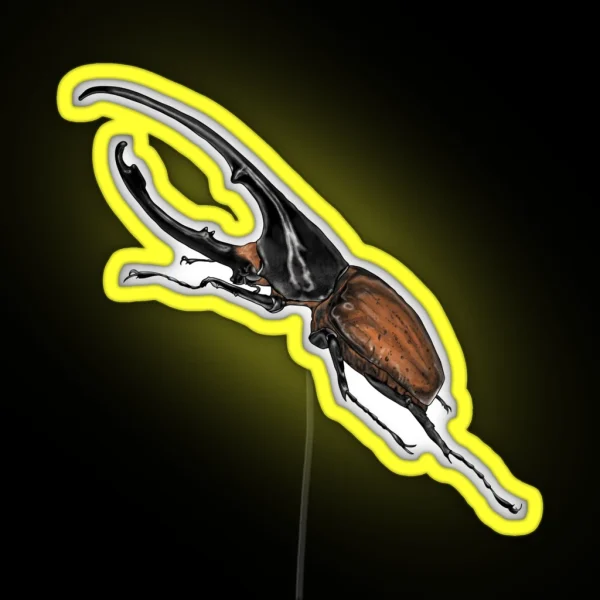 Dynastes Hercules RGB Neon Sign