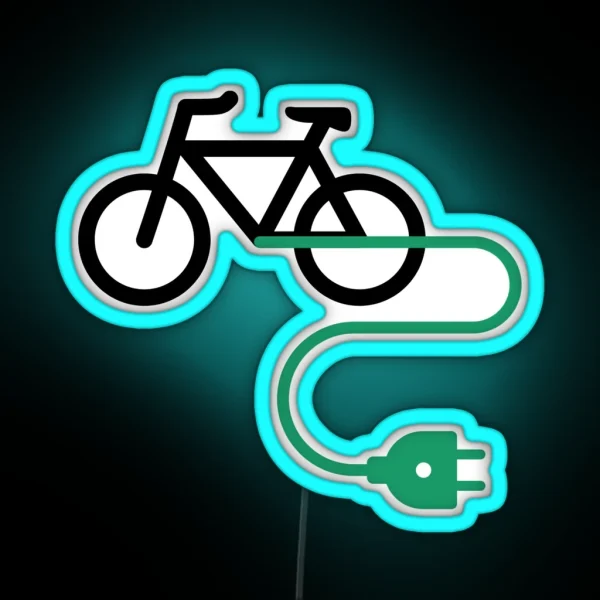 E Bike E Power RGB Neon Sign