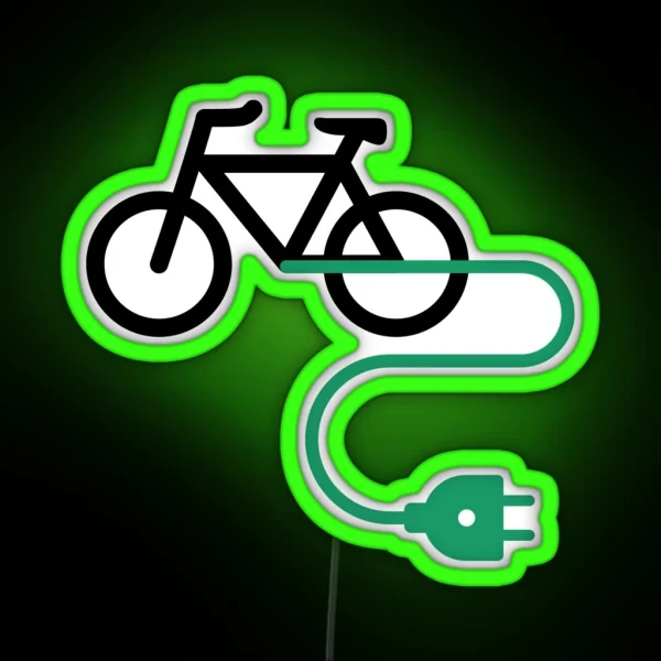 E Bike E Power RGB Neon Sign
