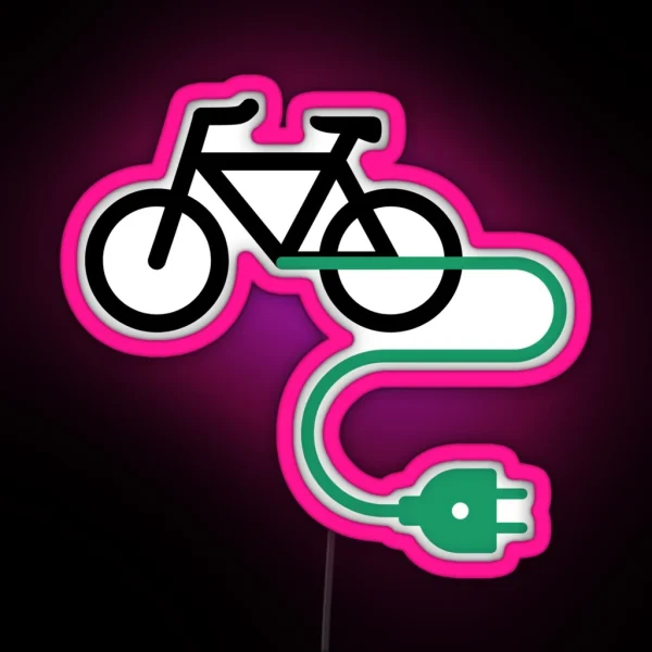 E Bike E Power RGB Neon Sign