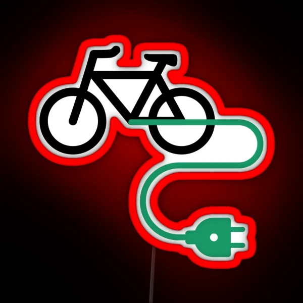 E Bike E Power RGB Neon Sign