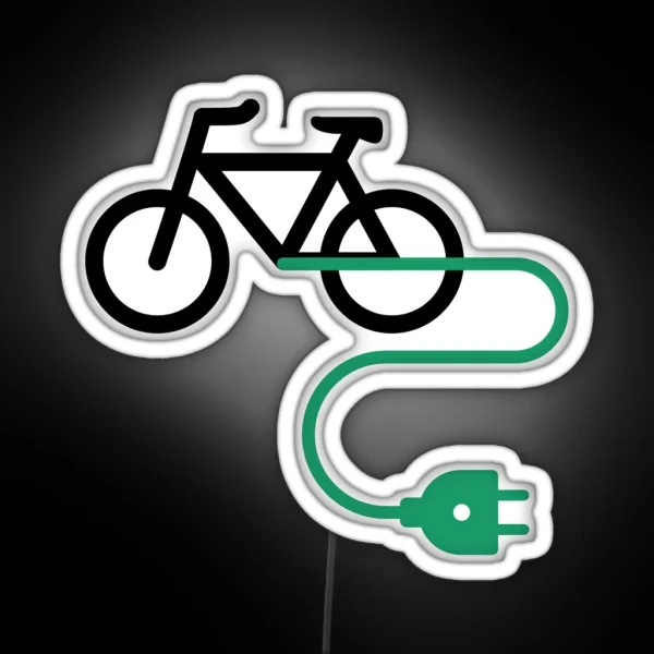 E Bike E Power RGB Neon Sign