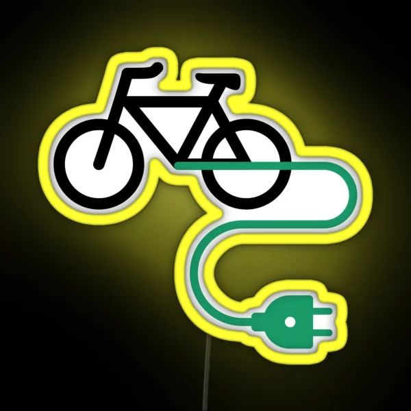 E Bike E Power RGB Neon Sign