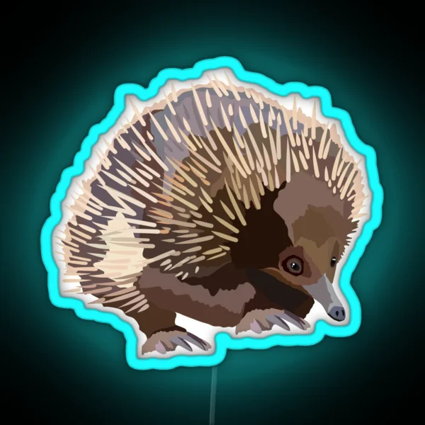 E Is For Echidna RGB Neon Sign
