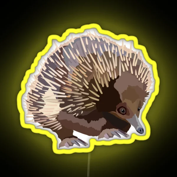 E Is For Echidna RGB Neon Sign