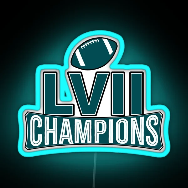 Eagles Champions RGB Neon Sign