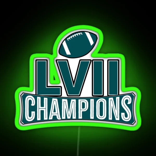 Eagles Champions RGB Neon Sign