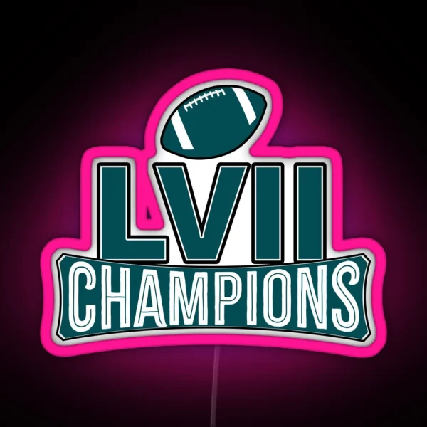Eagles Champions RGB Neon Sign