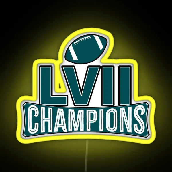 Eagles Champions RGB Neon Sign