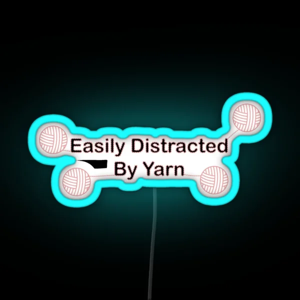 Easily Distracted RGB Neon Sign