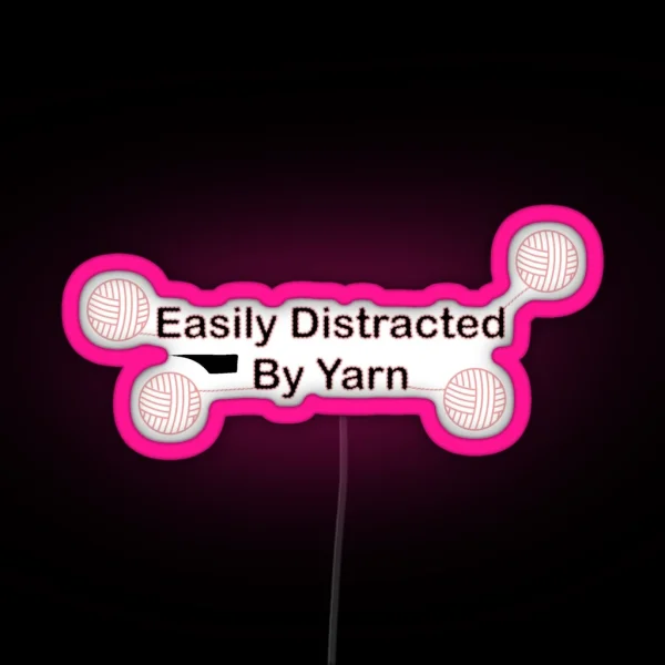 Easily Distracted RGB Neon Sign