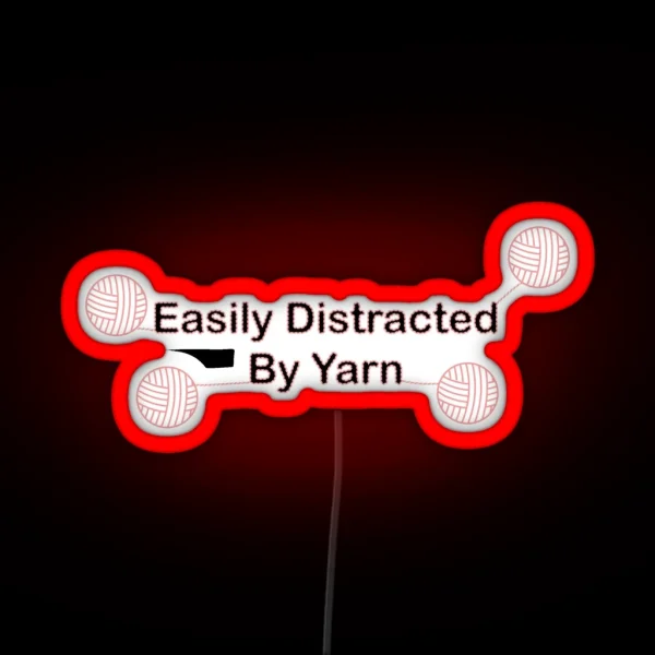 Easily Distracted RGB Neon Sign