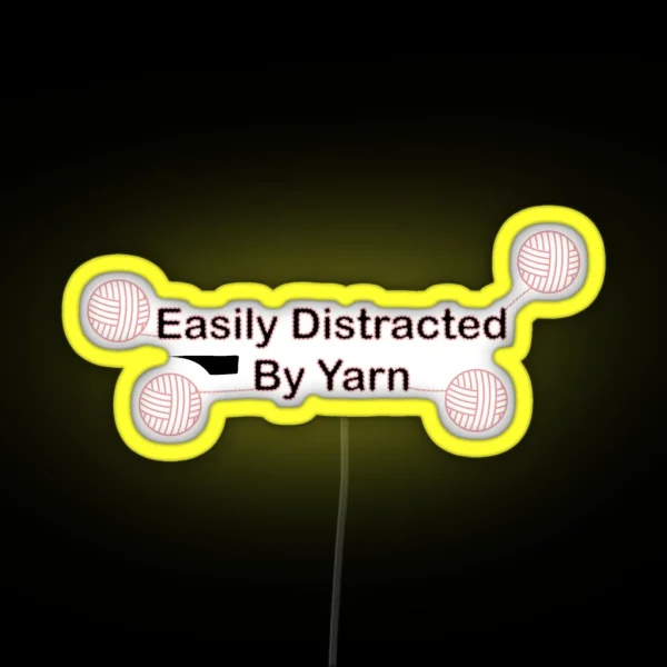 Easily Distracted RGB Neon Sign