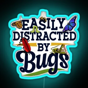 Easily Distracted RGB Neon Sign