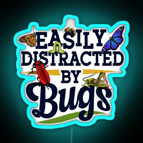 Easily Distracted RGB Neon Sign