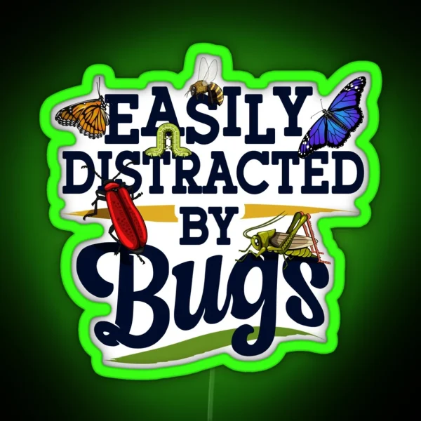 Easily Distracted RGB Neon Sign