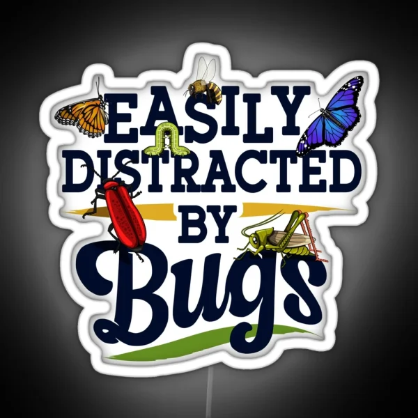 Easily Distracted RGB Neon Sign