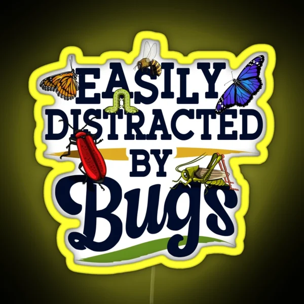 Easily Distracted RGB Neon Sign