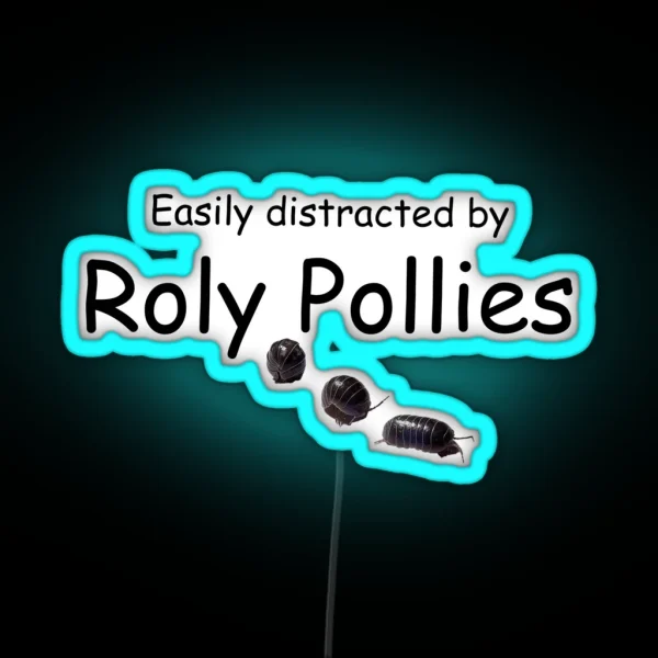 Easily Distracted RGB Neon Sign