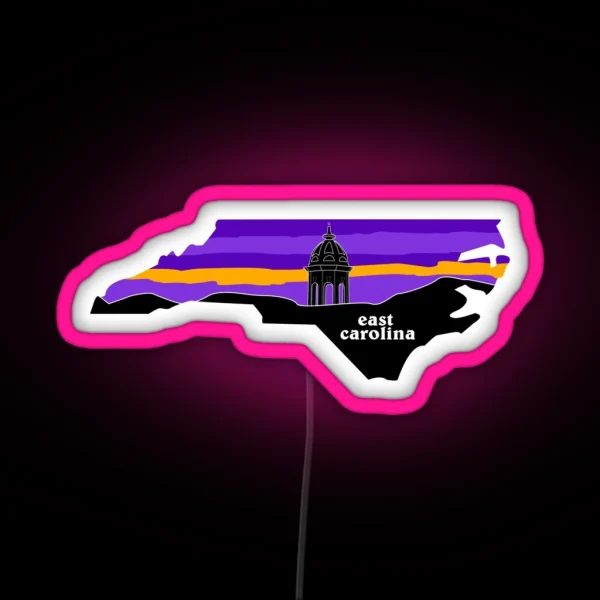 East Carolina Cupula RGB Neon Sign