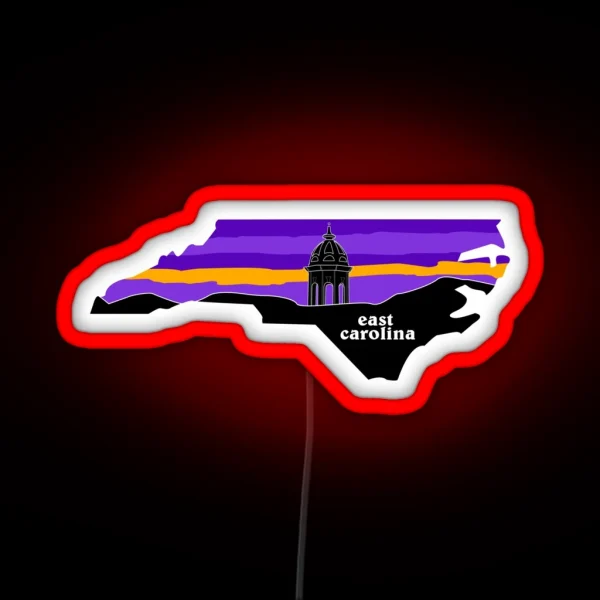 East Carolina Cupula RGB Neon Sign