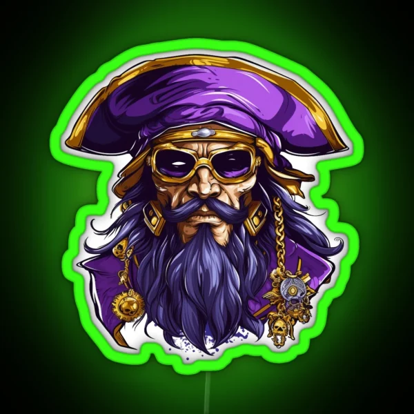 East Carolina Pirates ECU RGB Neon Sign