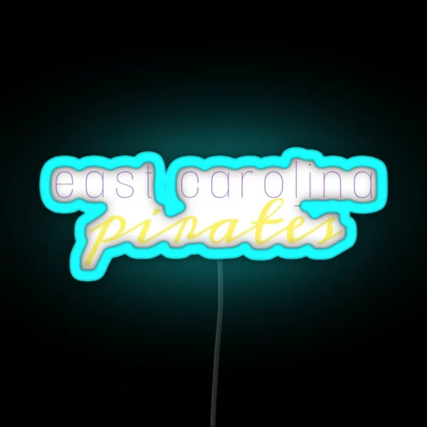 East Carolina Pirates RGB Neon Sign