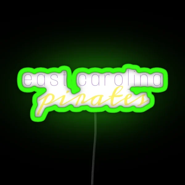 East Carolina Pirates RGB Neon Sign