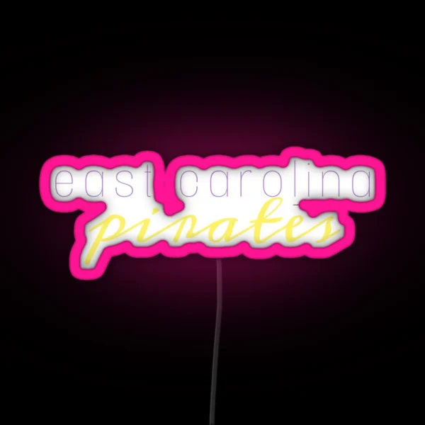 East Carolina Pirates RGB Neon Sign