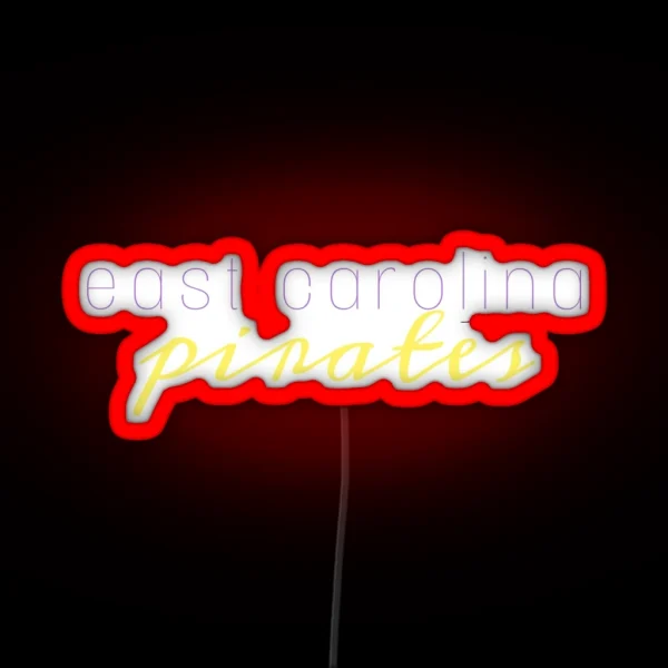 East Carolina Pirates RGB Neon Sign
