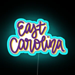 East Carolina RGB Neon Sign