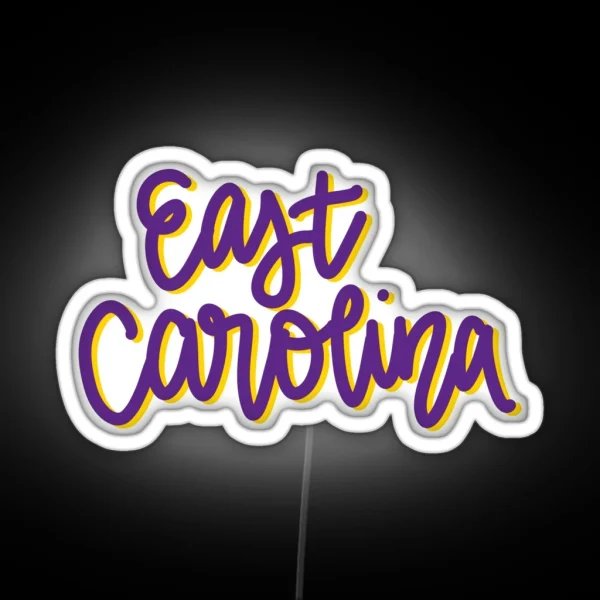 East Carolina RGB Neon Sign