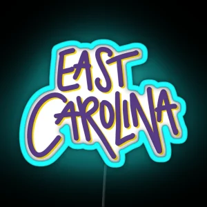 East Carolina RGB Neon Sign