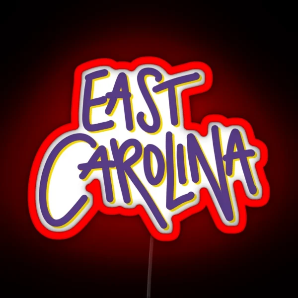 East Carolina RGB Neon Sign
