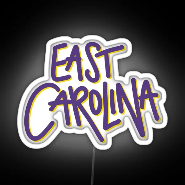 East Carolina RGB Neon Sign