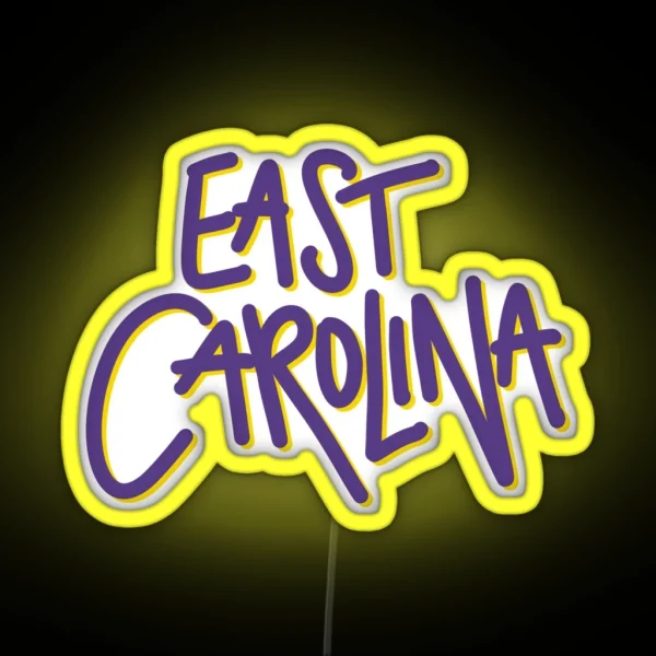 East Carolina RGB Neon Sign