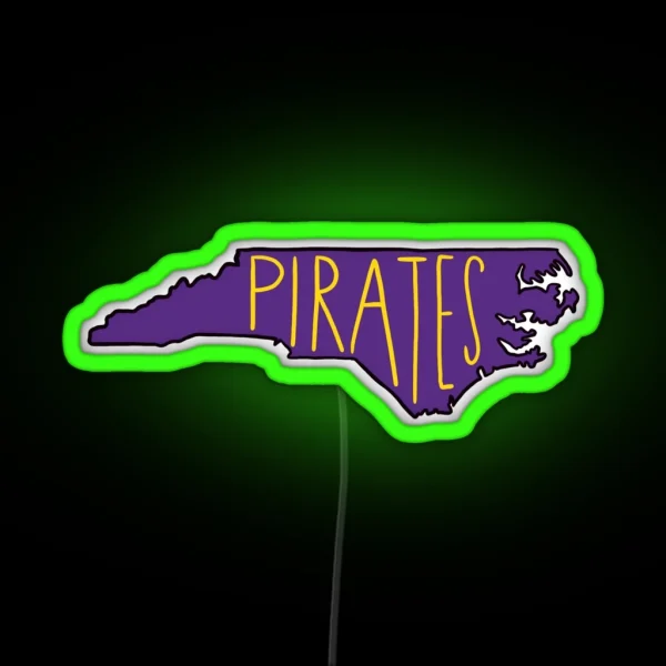 East Carolina RGB Neon Sign