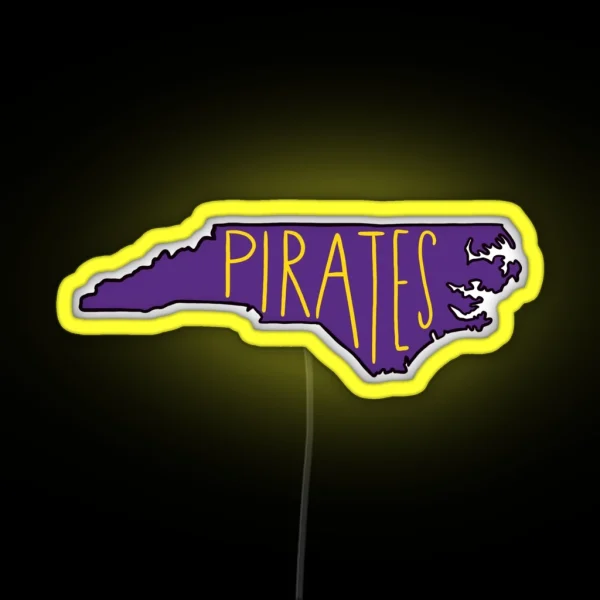 East Carolina RGB Neon Sign