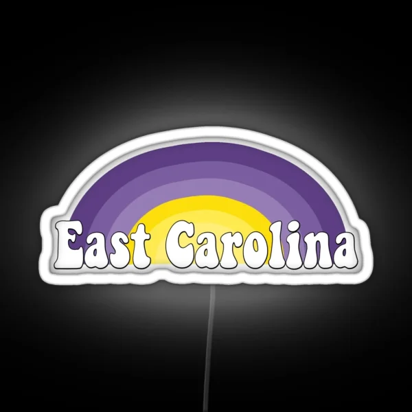 East Carolina University ECU East Carolina Pirates Greenville RGB Neon Sign