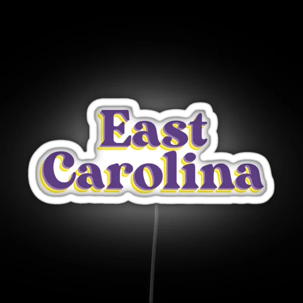 East Carolina University ECU East Carolina Pirates Greenville RGB Neon Sign