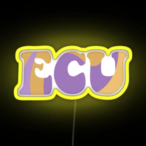 East Carolina University RGB Neon Sign