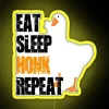 Eat Sleep Honk Repeat RGB Neon Sign - Image 5