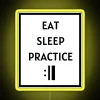 Eat Sleep Practice Repeat Rectangle Border Version RGB Neon Sign - Image 5