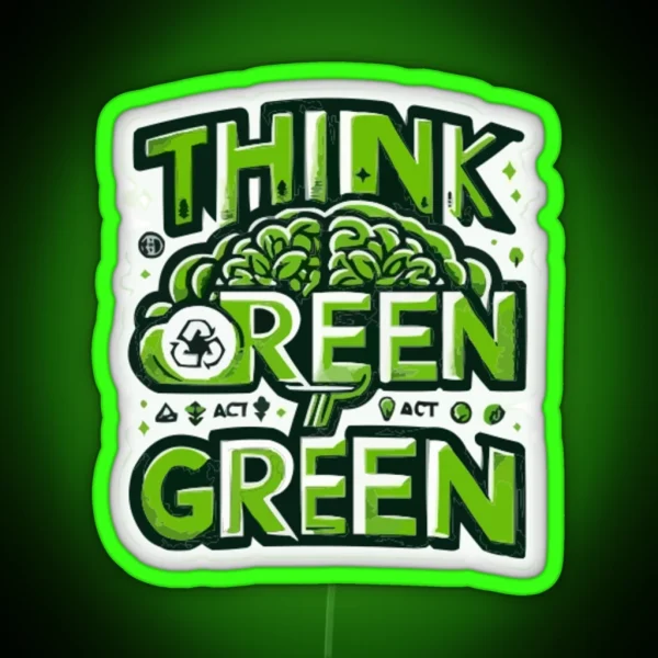 Eco Warrior Mindset RGB Neon Sign