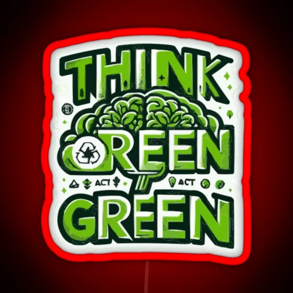 Eco Warrior Mindset RGB Neon Sign