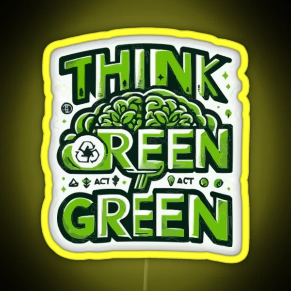 Eco Warrior Mindset RGB Neon Sign